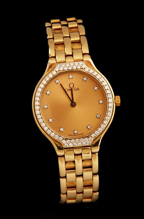 omega ladies gold watches